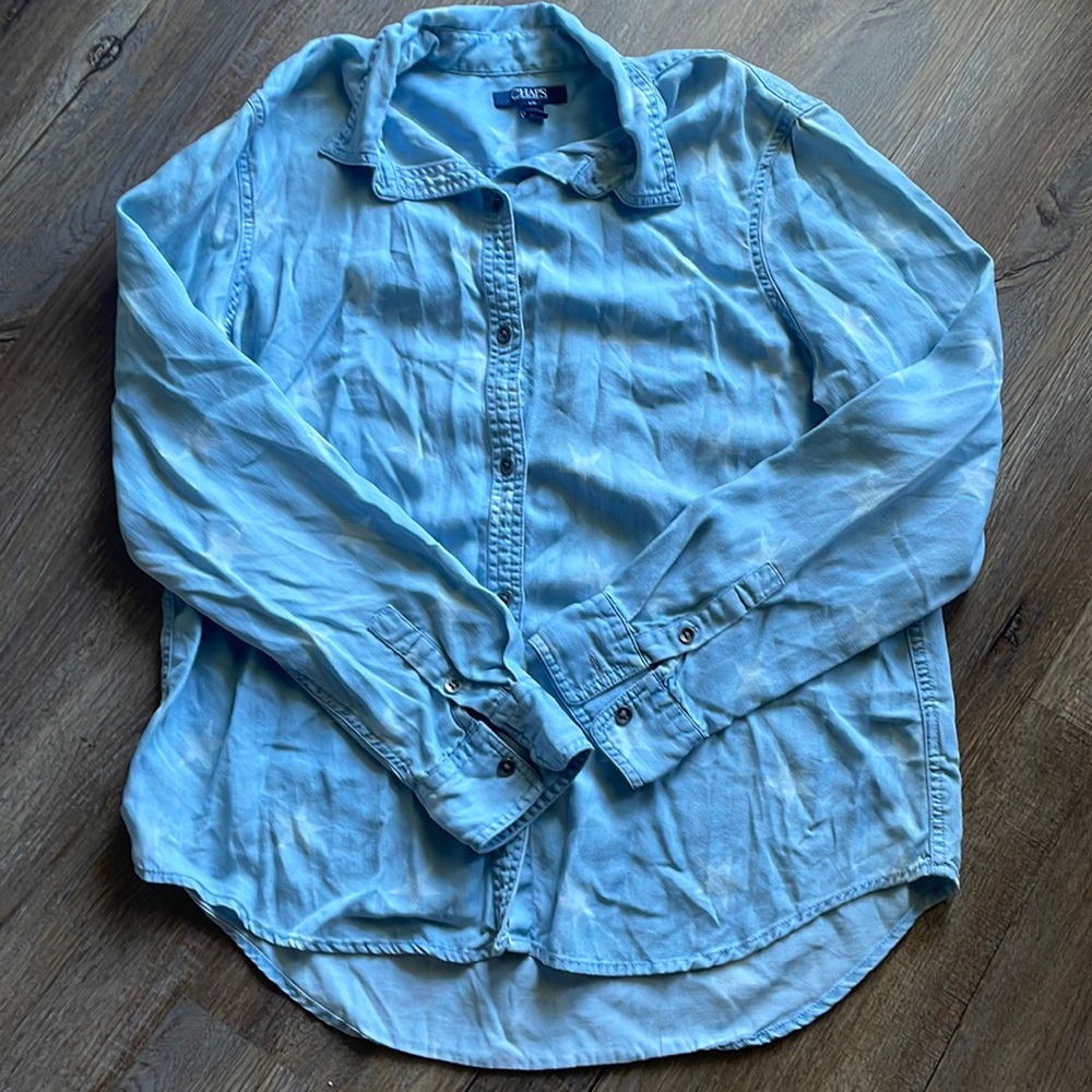 ⭐ Chaps Denim Star Button Down Shirt
